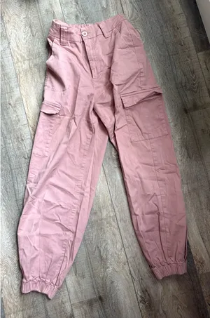 BDG Blush Pink Cargo Pants  thumbnail 1