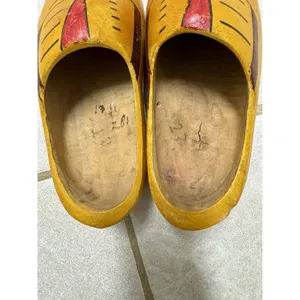 Vintage~Wood~Dutch Clogs~Traditional‎ Shoes~Colorful~Holland thumbnail 5