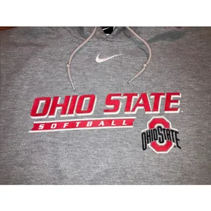 NIKE OSU OHIO STATE UNIVERSITY BUCKEYES SOFTBALL HOODIE‎ Size Small thumbnail 2