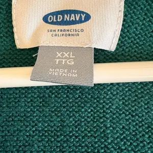 Old Navy Green V-Neck Sweater XXL thumbnail 4