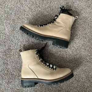 a new day Tan Lace-Up Ankle Boots thumbnail 6