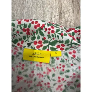 Roller Rabbit Roberta Christmas Holly Berry Size Small Womens Pajamas Set thumbnail 4