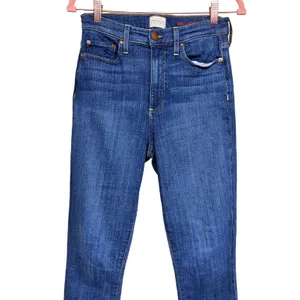 Alice + Olivia Good High‎ Rise Skinny Crop Ankle Tie Jeans Heart & Soul Size 28 thumbnail 3