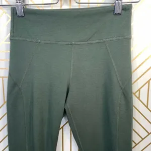 Free People Virgo Cropped Legging Khaki Green‎ thumbnail 5