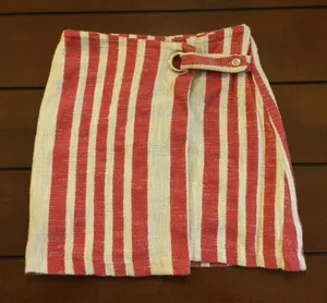 Free people it’s a wrap striped tweed mini skirt small thumbnail 1