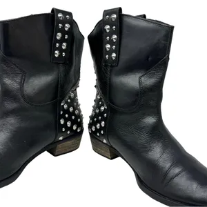 Bakers Motocore Studded Leather Mid Calf Boots Size 10 thumbnail 4
