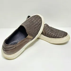 M. Gemi Cerchio Leather Slip On Shoes in Brown Size 6‎ thumbnail 3