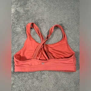 Lululemon athletica stash to dash Coral Sports Bra 8 thumbnail 4