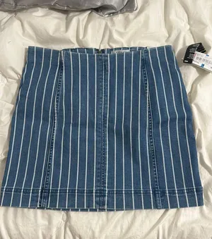 Demin Skirt Multi Size 8 thumbnail 1