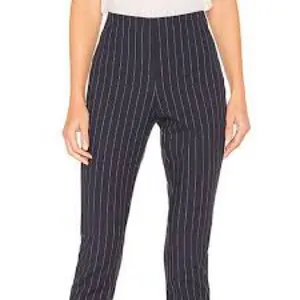 Rag & Bone Simone Navy‎ Pinstripe Snap Dress Pants Size 2 EUC thumbnail 2