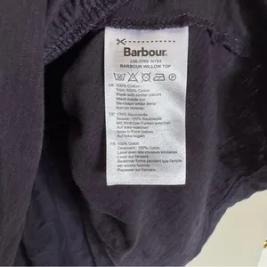 Barbour Willow Swing Top – Women’s US 8 / UK 12 Midnight Navy Crochet Tie Back thumbnail 7