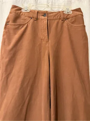 Lululemon City Sleek High Rise Wide Leg Pants Brown Size 26 29” Inseam thumbnail 4