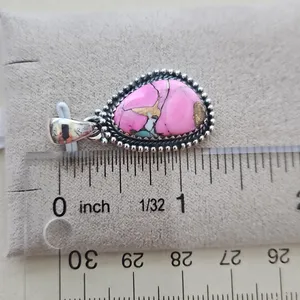 Cotton Candy Turquoise Pendant #3 thumbnail 3