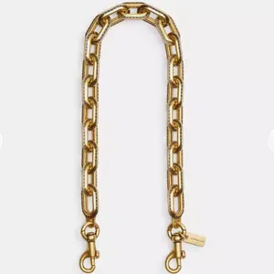 Coach Gold Chunky Chain Link Strap thumbnail 11