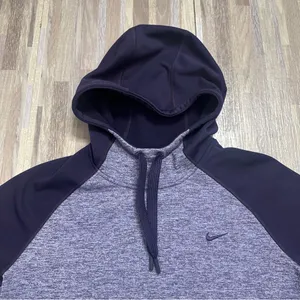 Nike Women's Deep Purple Therma-Fit Hoodie with Front Pouch Size Large thumbnail 5