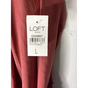Loft Outlet Women Rose Terracotta Midi Skirt Elastic Waist Size L NEW thumbnail 4