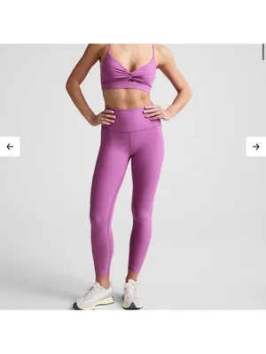 Beyond Yoga Spacedye Caught in the Midi High Waisted Leggings Fun Fuchsia Large thumbnail 11