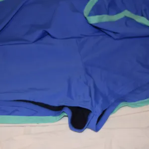 Blair Swim Skirt/Culotte, Blue/Mint Green, Size 26 thumbnail 3