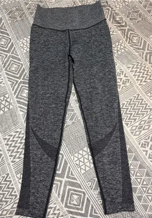All in Motion High Rise Breathable Knit Leggings Heather Gray Size Large thumbnail 1