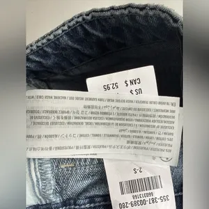 Hollister Womens Ultra High-Rise Baggy Jeans Size 2S /w26 Short‎ Blue Y2K NEW thumbnail 10