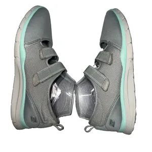 Skechers Gratis Cloud Mary Jane Walking Shoes Gray‎ Mint Memory Foam Women 8.5 thumbnail 5