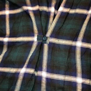Esley plaid shirt dress size medium thumbnail 6