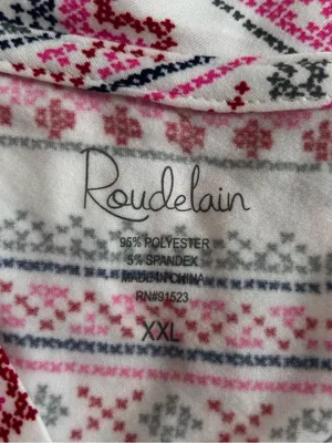 NWT‎ Roudelain Fair Isle Print Long Sleeve Pajama Top Size XXL thumbnail 4