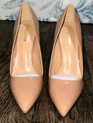 Women's Nude Stilettos Tan Size 8 thumbnail 1