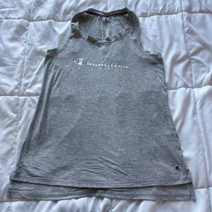 Champion Womens‎ Size Small Gray Classic Graphic Tank Top Breathable Activewear thumbnail 1