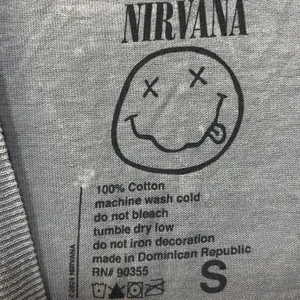 Nirvana In Utero Album Angel Art Outline Grunge Band Tee S thumbnail 4
