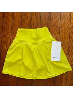 Lululemon Align Skirt High Rise Yellow Serpentine Size 2 NWT thumbnail 2