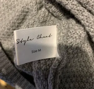 Style Cheat Grey Waffle Knit Sweater M Size M thumbnail 8