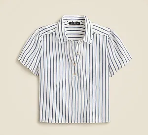 NWT J crew Sheer popover top in crepe de chine Sz 10 Sold Out - tear in front thumbnail 4
