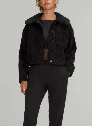 Lululemon Textured Fleece Button Jacket thumbnail 1