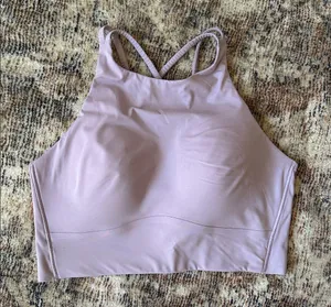 Lululemon Like A Cloud High Neck Longline, Dusty Rose thumbnail 2