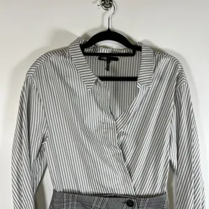 Maje Shirt Skirt Dress Gray And Black Plaid‎ Women’s Size 2/medium Office Classy thumbnail 3