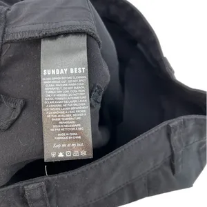 Aritzia Sunday Best Jaden‎ Pant High Waist Chino Utility Black Size 4 thumbnail 12