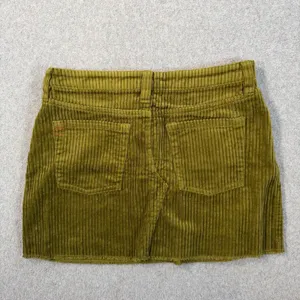 BDG Women's X-Small Olive Green Corduroy Mini Skirt Frayed Pockets thumbnail 7