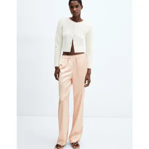 Mango‎ satin elastic pants size XL thumbnail 2