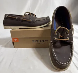 Sperry Pier View Loafer Womens 8.5M Memory Foam Brown Metalic Chmpgn In Box thumbnail 1