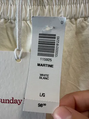 Aritzia Sunday Best Martine Poplin Skirt Tiered poplin maxi Skirt White L NWT thumbnail 7