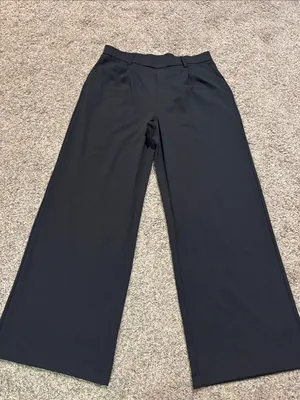 Halara Flex DayStretch High Waisted Pocket Straight Leg Work Pants size large thumbnail 2