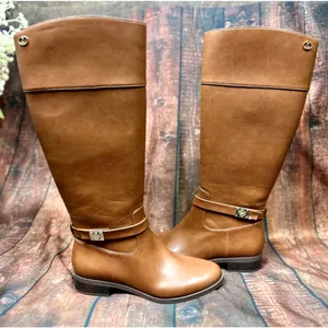 Charter Club Johannes Leather Riding Boots - Cognac - size 8.5 thumbnail 4