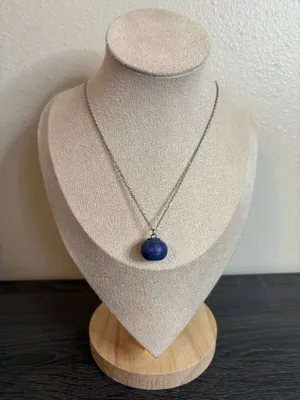 Handmade Blueberry Charm Necklace  thumbnail 2