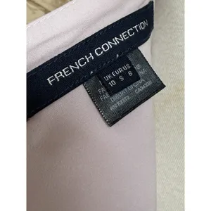 NWT French Connection Whisper Frill Hem Cami Mini Dress 6 Lilac Sachet‎ thumbnail 5