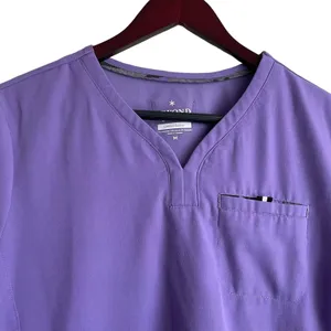 Beyond Scrubs Women Top‎ M Purple Medical Uniform Nurse Workwear Dental Casual thumbnail 8