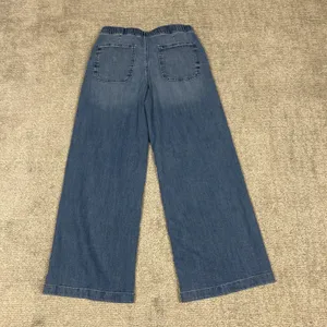 American Eagle Ultra Wide Leg Jeans Womens Small Long Low Rise Baggy Denim 30x30 thumbnail 8