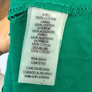 Calvin Klein Green Eyelet Cotton Fit and Flare Dress Petite 2P Sleeveless Summer thumbnail 7