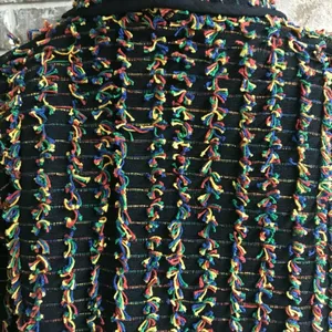 Don't Mess with Texas Jacket Blazer Large Multi Color Concho Buttons Vin… thumbnail 5