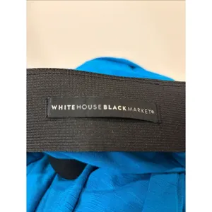 White House | Black Market Wide-Leg Crop Open Slit Leg Attached Tie Belt Palazzo Pants Size M-L thumbnail 5